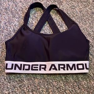 UNDER ARMOUR Womens UA Infinity Cris Cross black White Mid Cover Small